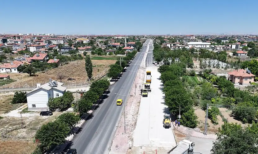 Konya'daki o cadde modern bir görünüme kavuşuyor