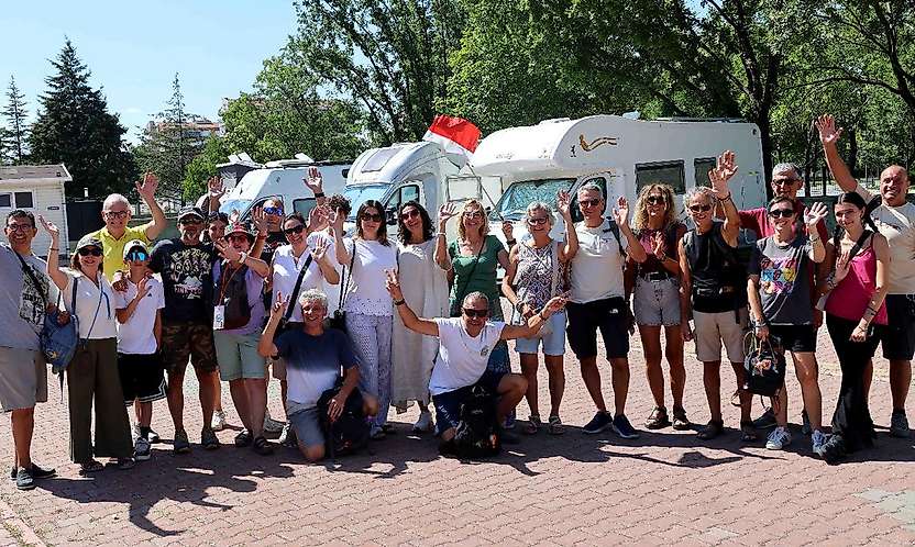 Konya'daki park karavan tutkunlarının uğrak noktası oldu