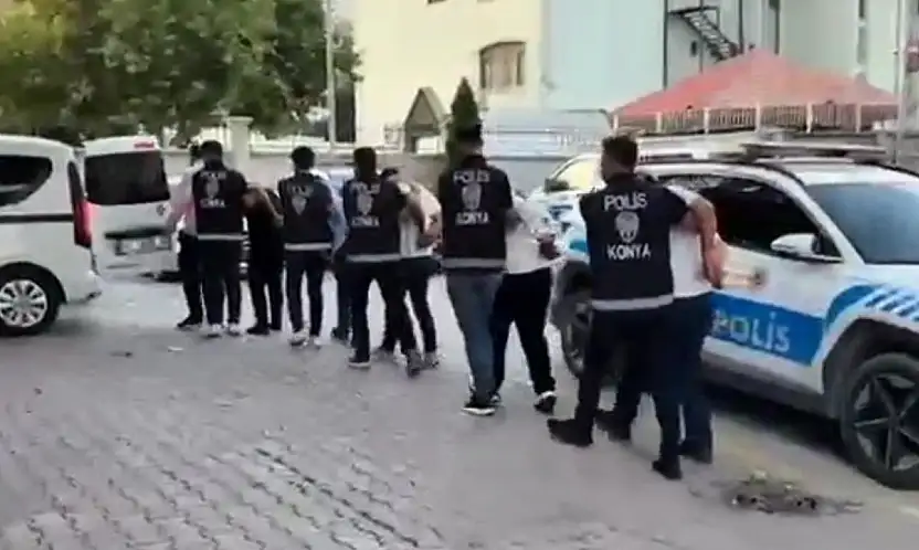 Konya'daki soyguncular tutuklandı
