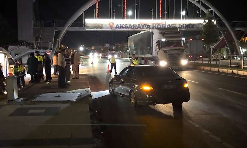 Konya'dan dönen konvoya makas atan sürücü yürekleri ağza getirdi