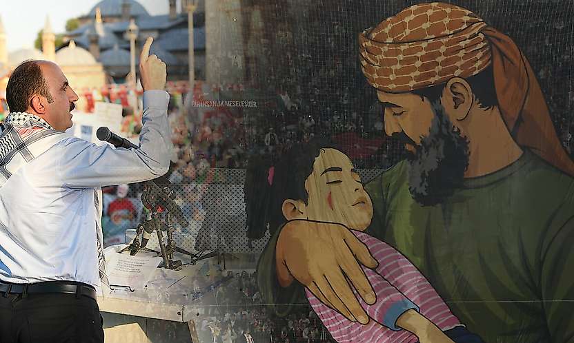 Konya'dan Gazze mesajı: Filistin'in gözyaşı kurumadan vicdanlar aklanamaz