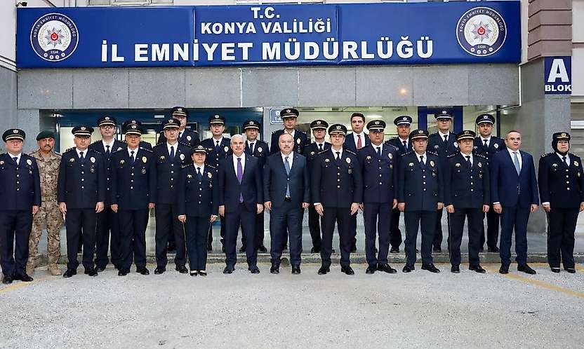 Konya Emniyeti, Genel Müdür Fidan'ı ağırladı