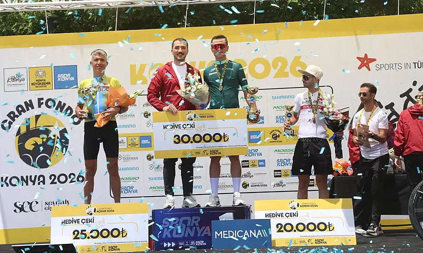 Konya Granfondo Bisiklet Yarışı şampiyonları belli oldu!
