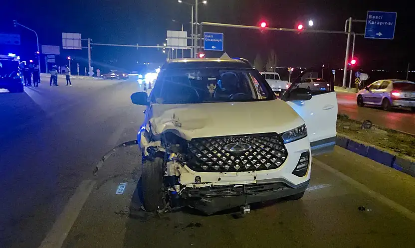 Konya istikametinde kahreden kaza: Motosiklet sürücüsü kurtarılamadı