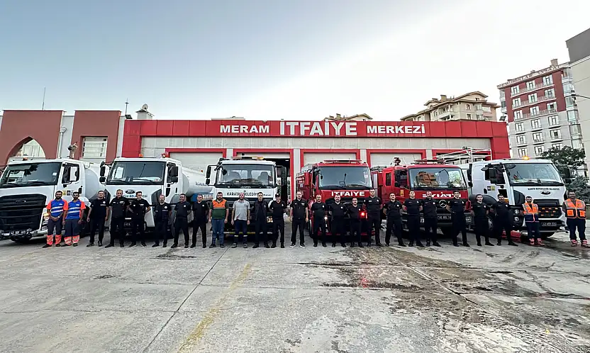 Konya İtfaiyesi Antalya için seferber oldu