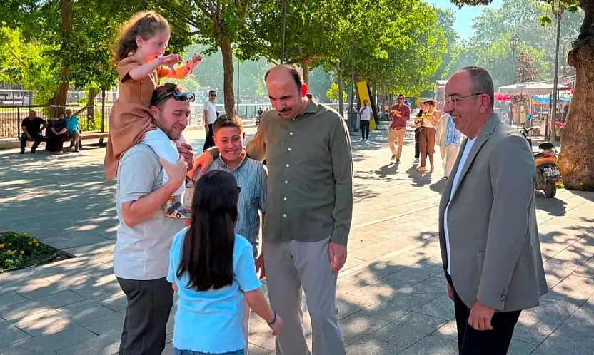 Konya Meram'da başkanların yaz ziyareti