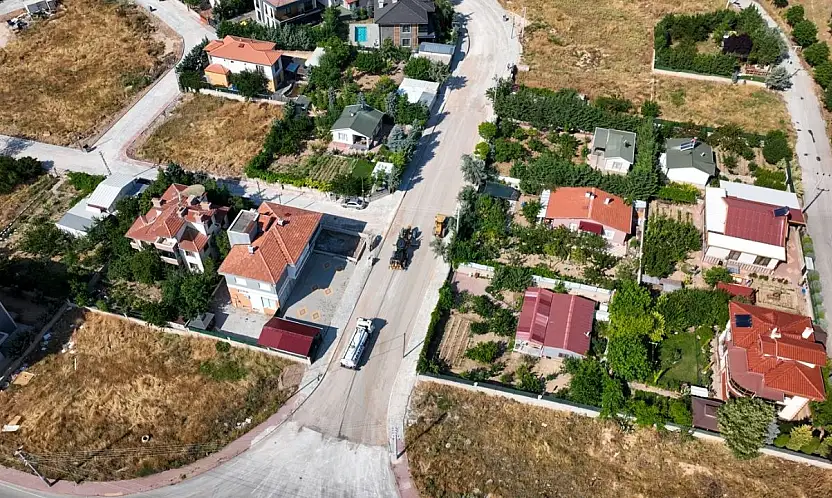 Konya'nın bu mahallesinde yollar yepyeni bir görünüme kavuşuyor