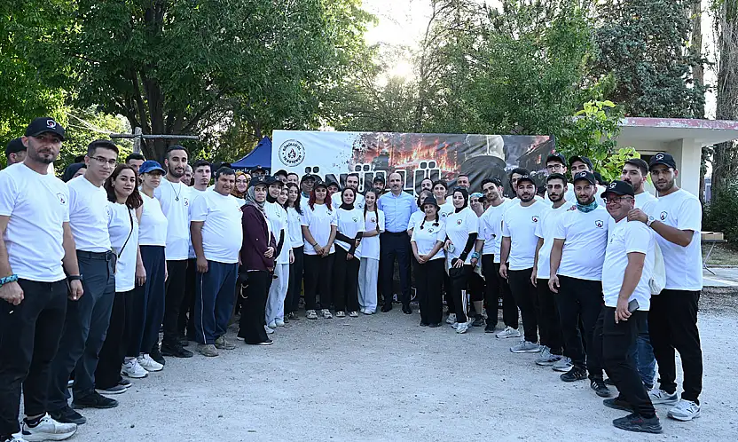 Konya'nın gönüllü itfaiyecileri görevde