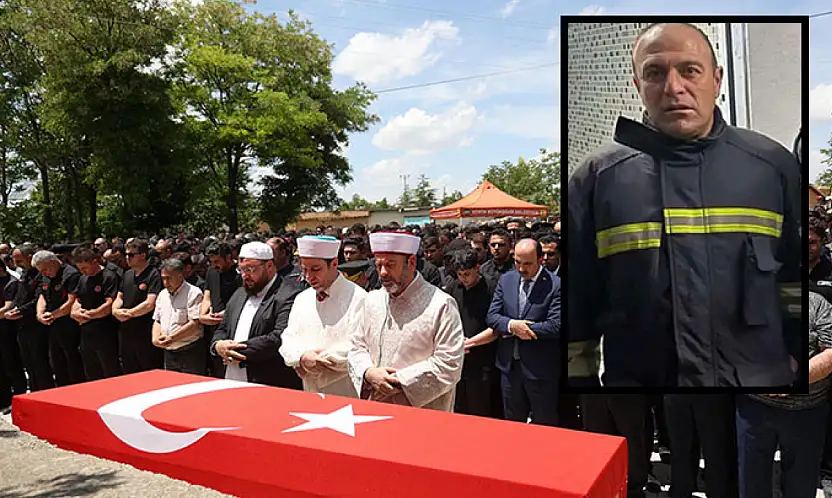 Konya'nın kahraman itfaiyecisine son veda