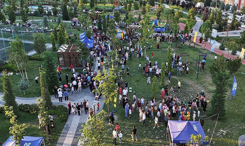 Konya'nın parkları 60 gün boyunca çocukların neşesiyle şenlendi