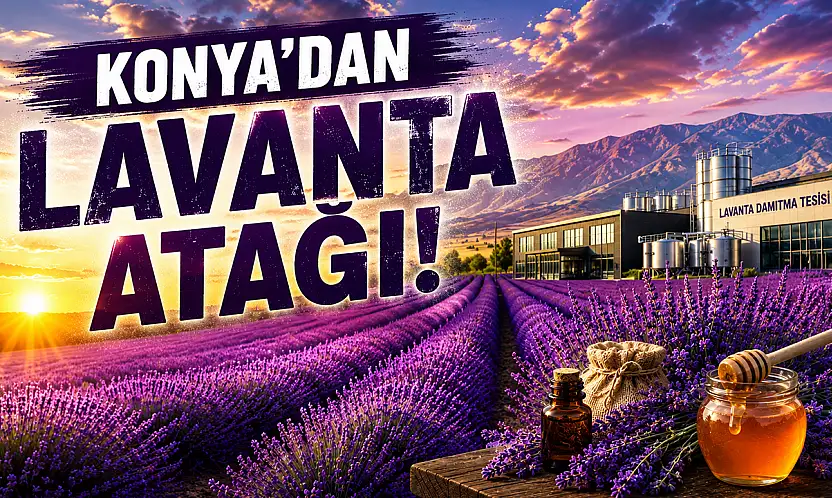 Konya Ovasında mor bereket: Konya ilk 5'e girdi!