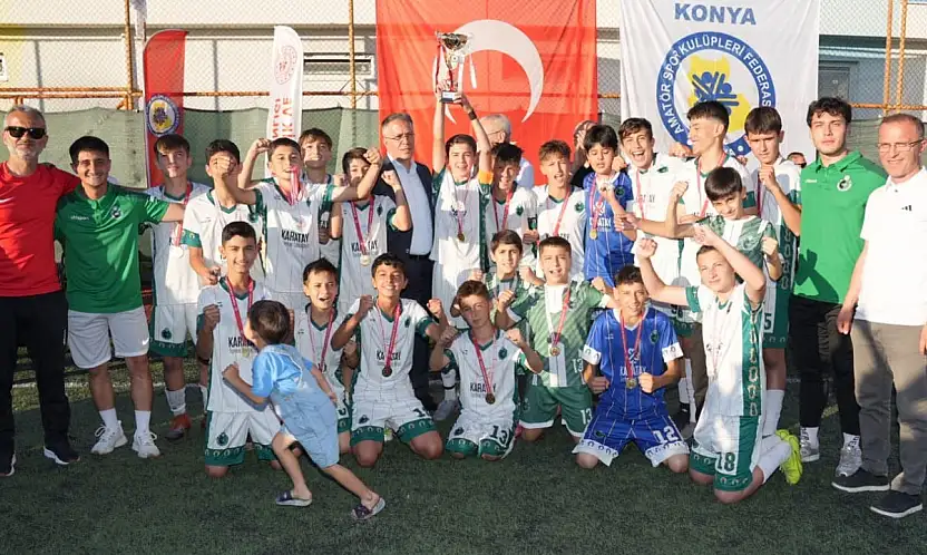 Konya U11 ve 12 ve U13 Ligi'nde şampiyonlar belli oldu