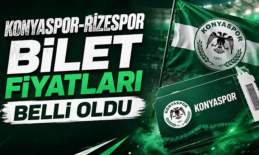 Konyaspor'da Rize maçının biletleri satışta