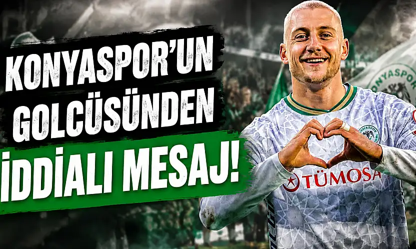 Konyaspor'un golcüsü Kramer'den iddialı mesaj!