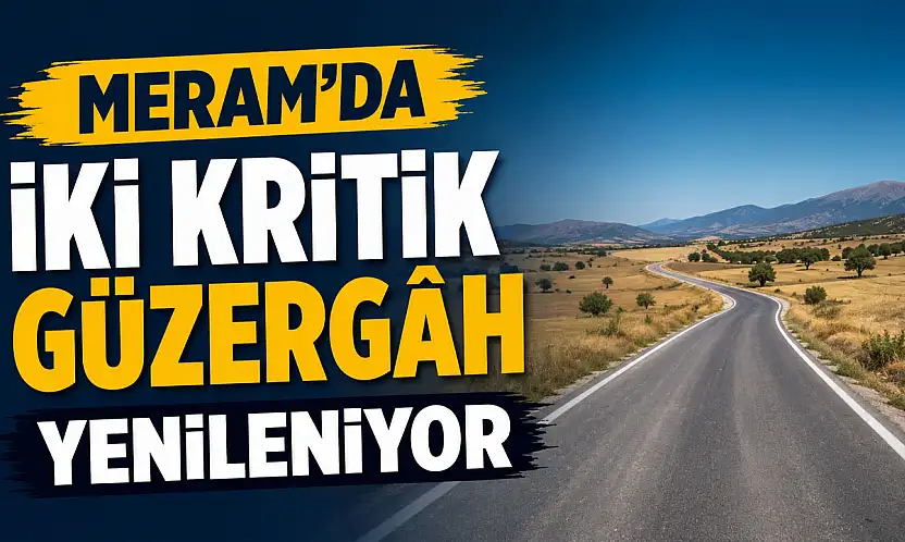 Meram'da iki kritik güzergah yenileniyor