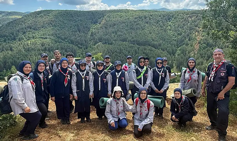 Meramlı izciler dünya kampı öncesi sahada