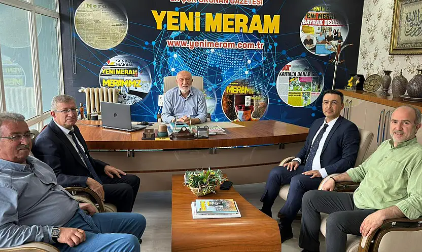 Müdür Karabulut ve Parlak'tan Yeni Meram'a ziyaret