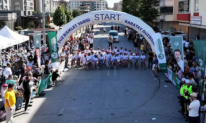 Pedallar Karatay'da döndü! Yarışlar nefes kesti