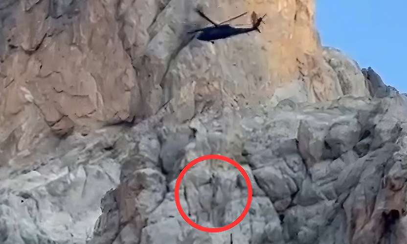 Sarp kayalıklarda mahsur kaldı: Konya'dan kalkan helikopter kurtardı