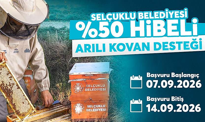 Selçuklu Belediyesi'nden çiftçiye %50 hibeli kovan desteği