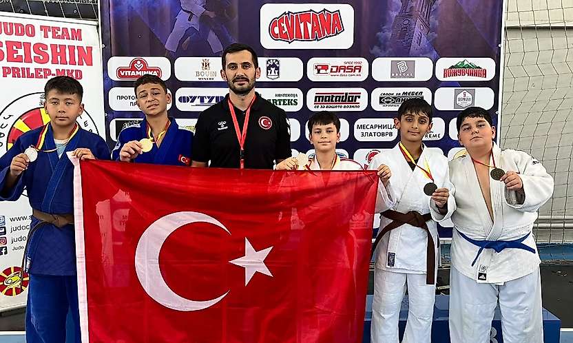 Selçuklulu judoculardan 5 madalya