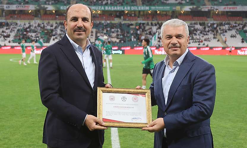 Türkiye'de bir ilk: Konya Büyükşehir Stadyumu o belgeyi kaptı