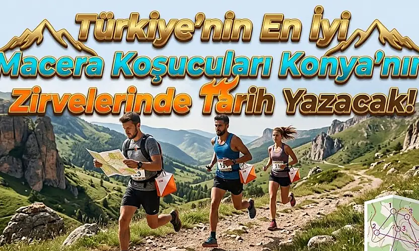 Türkiye'nin en iyi oryantiringcileri Konya'da kıyasıya yarışacak