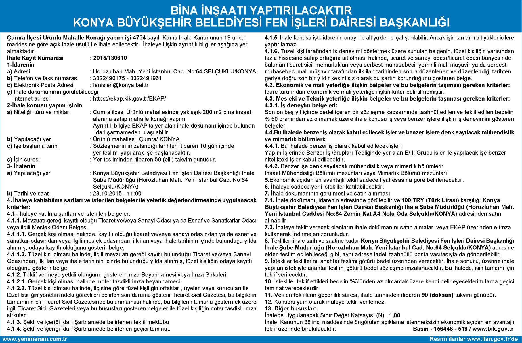 bina-insaati-yaptirilacaktir-konya-buyuksehir-belediyesi-fen-isleri-dairesi-baskanligi