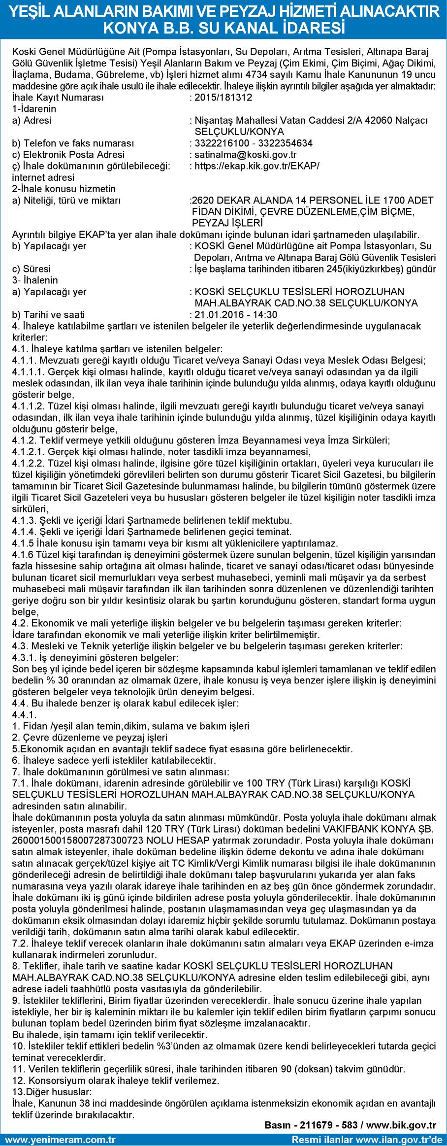 yesil-alanlarin-bakimi-ve-peyzaj-hizmeti-alinacaktir-konya-b-b-su-kanal-idaresi